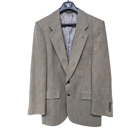 VTG Christian Dior Monsieur Pastel Tweed Suit Jacket Peach/Beige/Powder Blue 38 - Picture 1 of 8